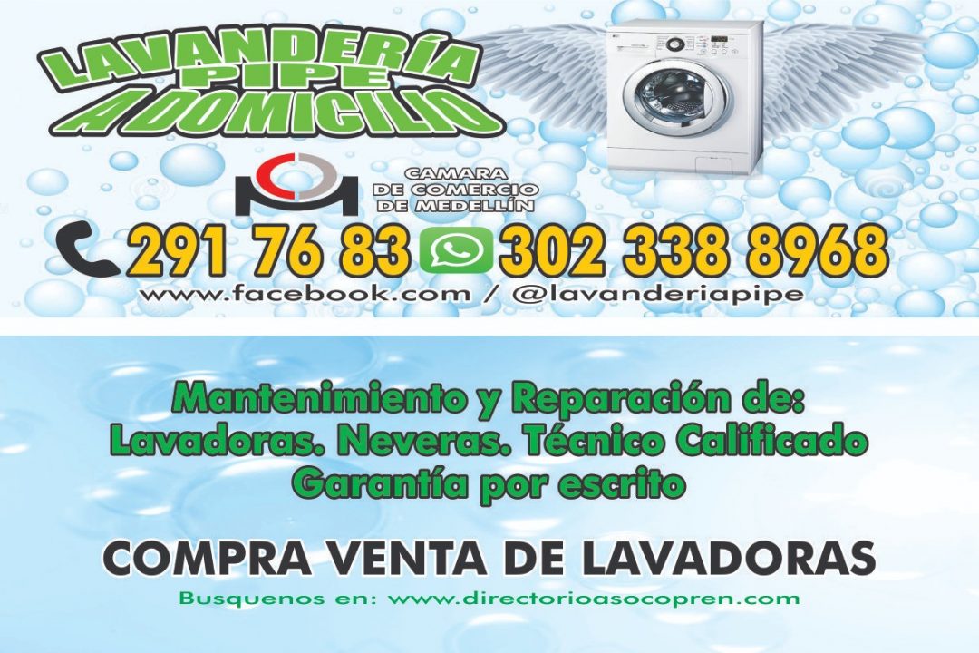 Lavandería PIPE a domicilio