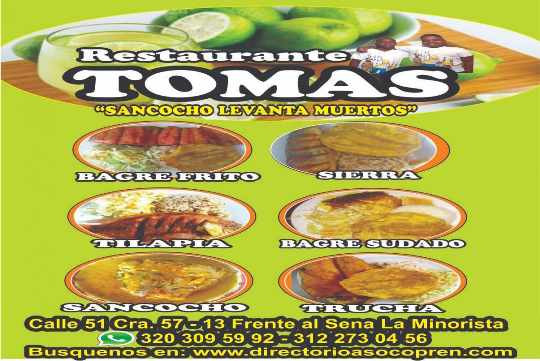 Restaurante Tomas 320 30959 92 Medellin