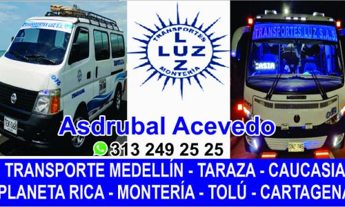Transportes Luz Asdrubal 3132492525