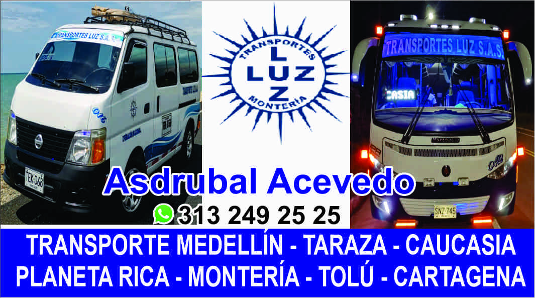 Transportes Luz Asdrubal 3132492525