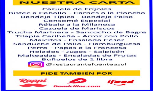 Restaurante Fuente Azul Medellin