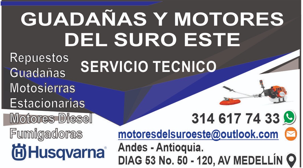 GUADAÑAS Y MOTORES DEL SURO ESTE 3146177433