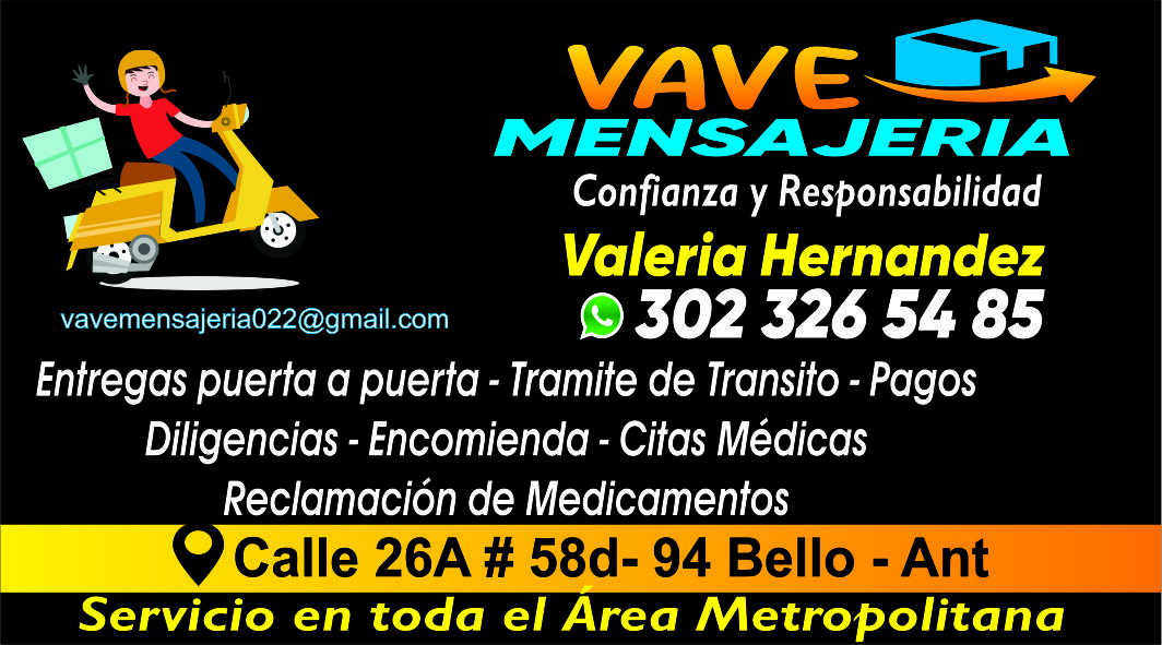 VAVE MENSAJERIA 3023265485