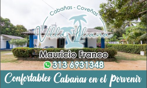 Cabañas Coveñas Villa Liliana 313 6931348
