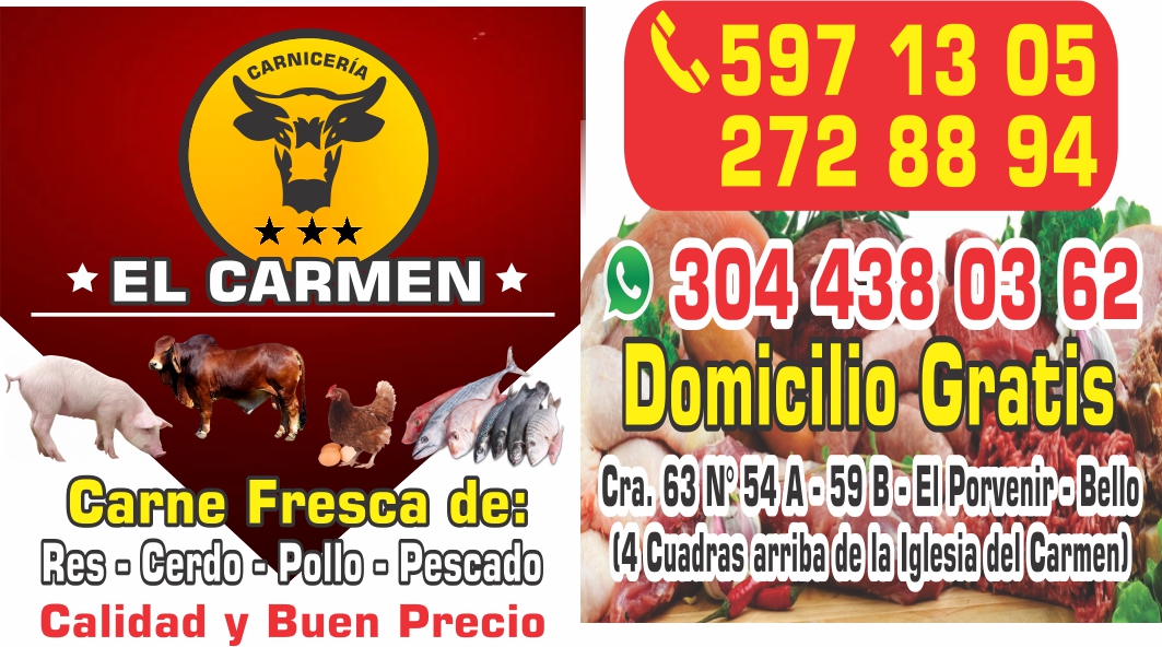 CARNICERIA EL CARMEN 304 438 0362