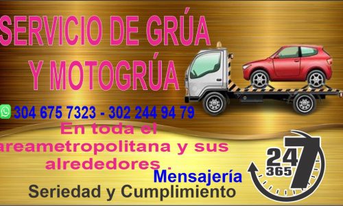 Servicios de Gruas y Moto Gruas 304 675 7323