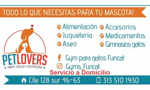 Tienda de Mascotas Petlovers 313 510 1930
