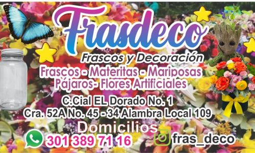 Flores Artificiales Frasdeco