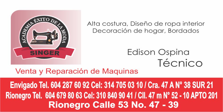 Academia Éxito de la Moda Singer