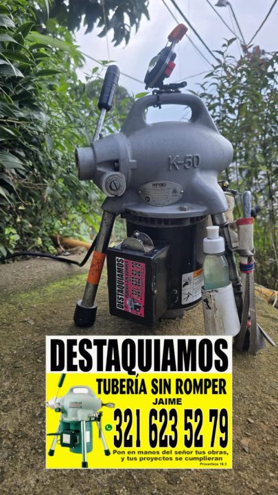 DESTAQUIAMOS TUBERIAS SIN ROMPER JAIME