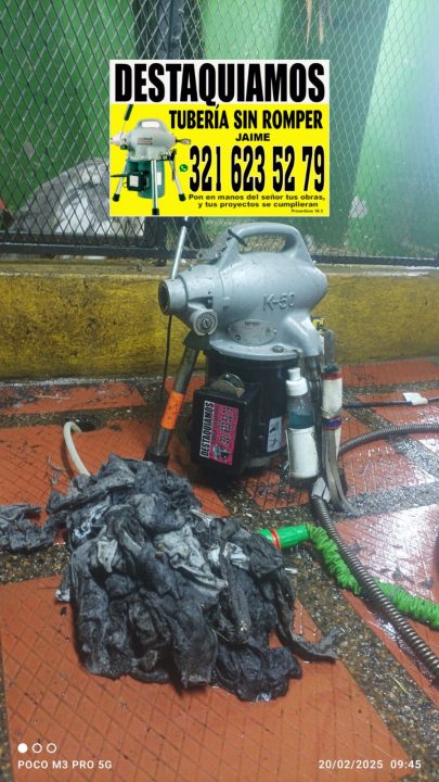 DESTAQUIAMOS TUBERIAS SIN ROMPER JAIME